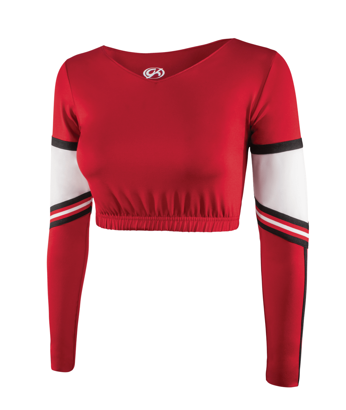 Authentic Rittman Ohio Red and White Cheerleading Uniform Cheer Shirt Shell Top 