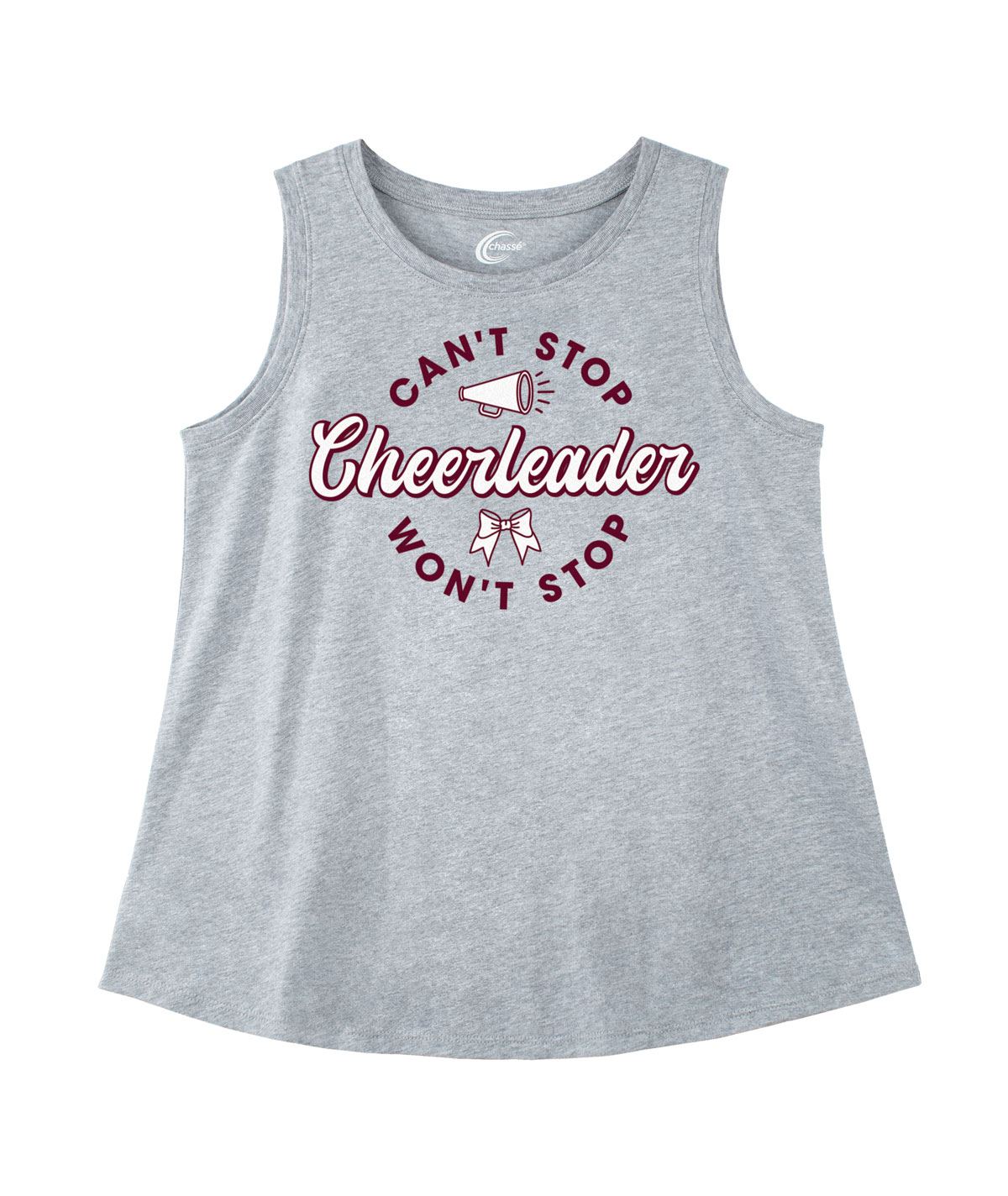 Chasse Can't Stop Won't Stop Cheerleader Tank