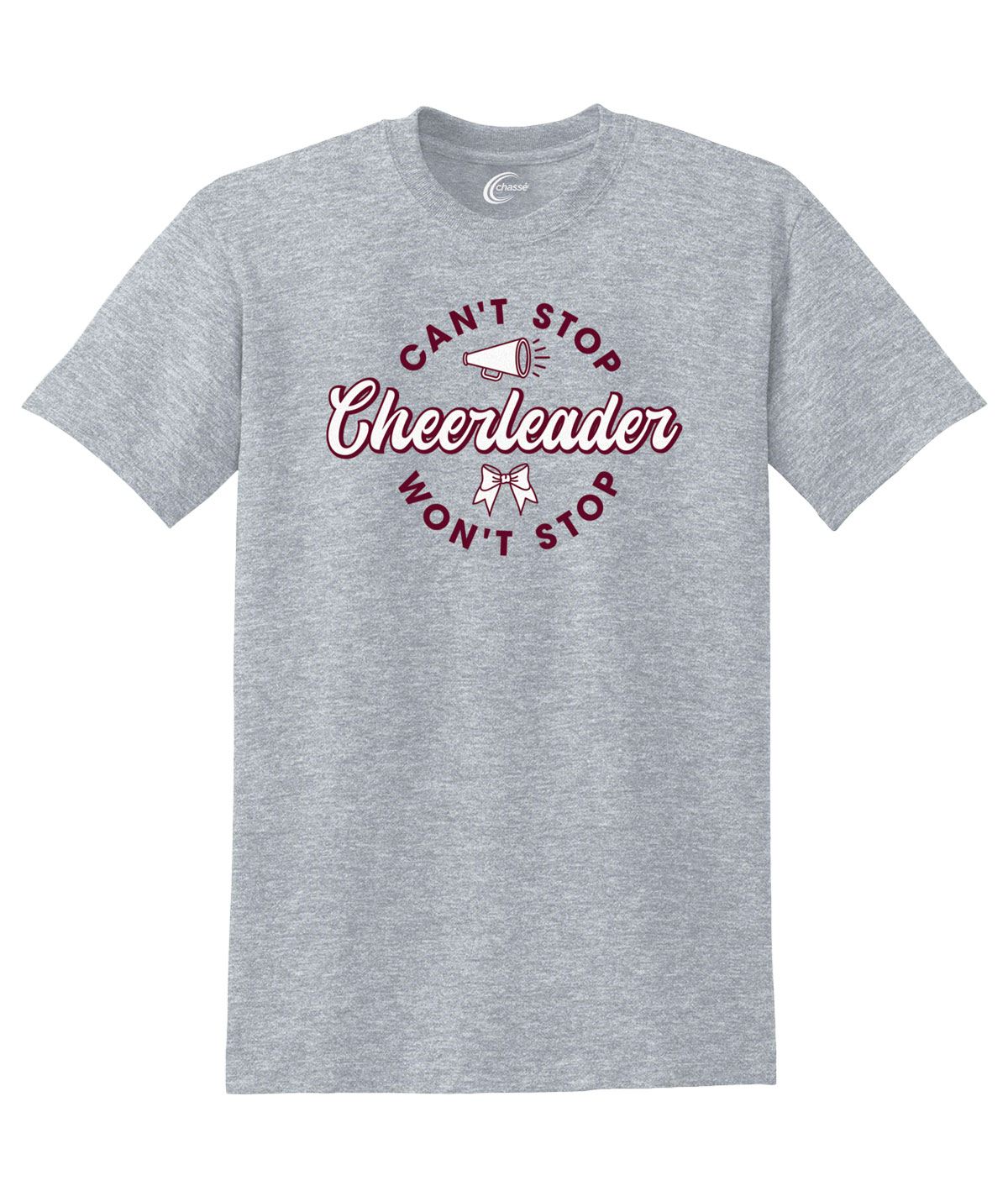 Chasse Can't Stop Won't Stop Cheerleader Tee