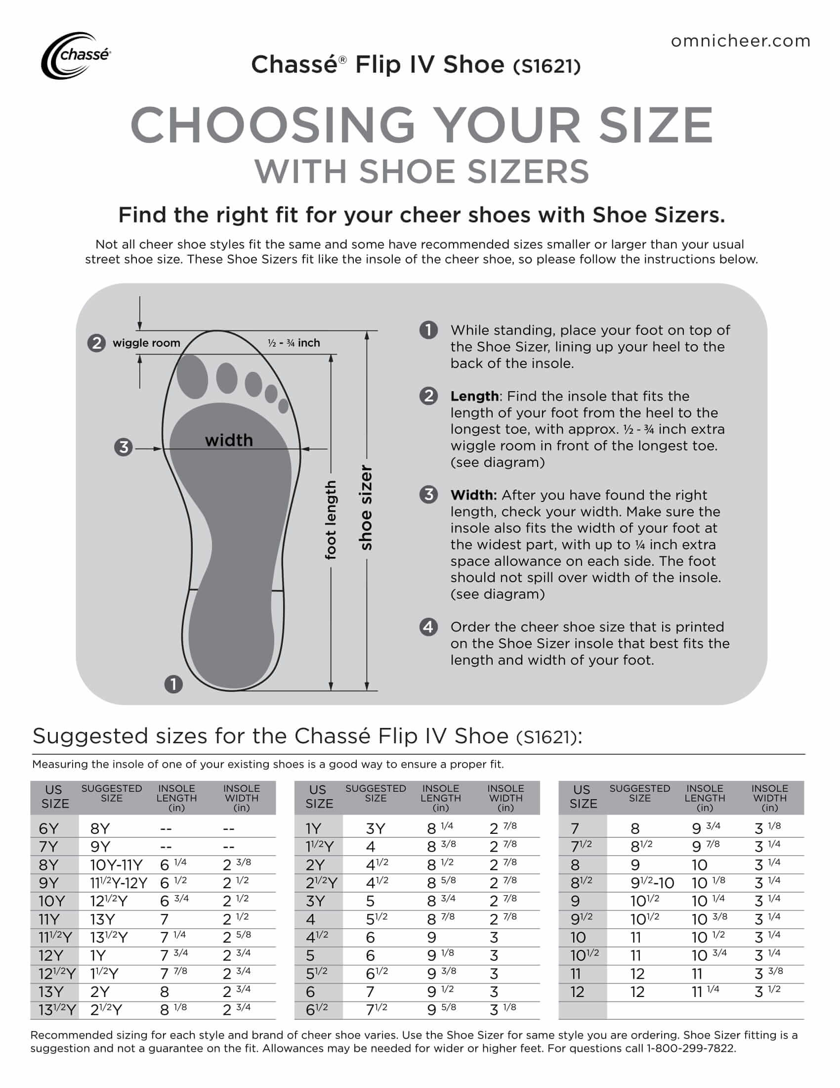 Chasse Flip IV Shoe Sizer