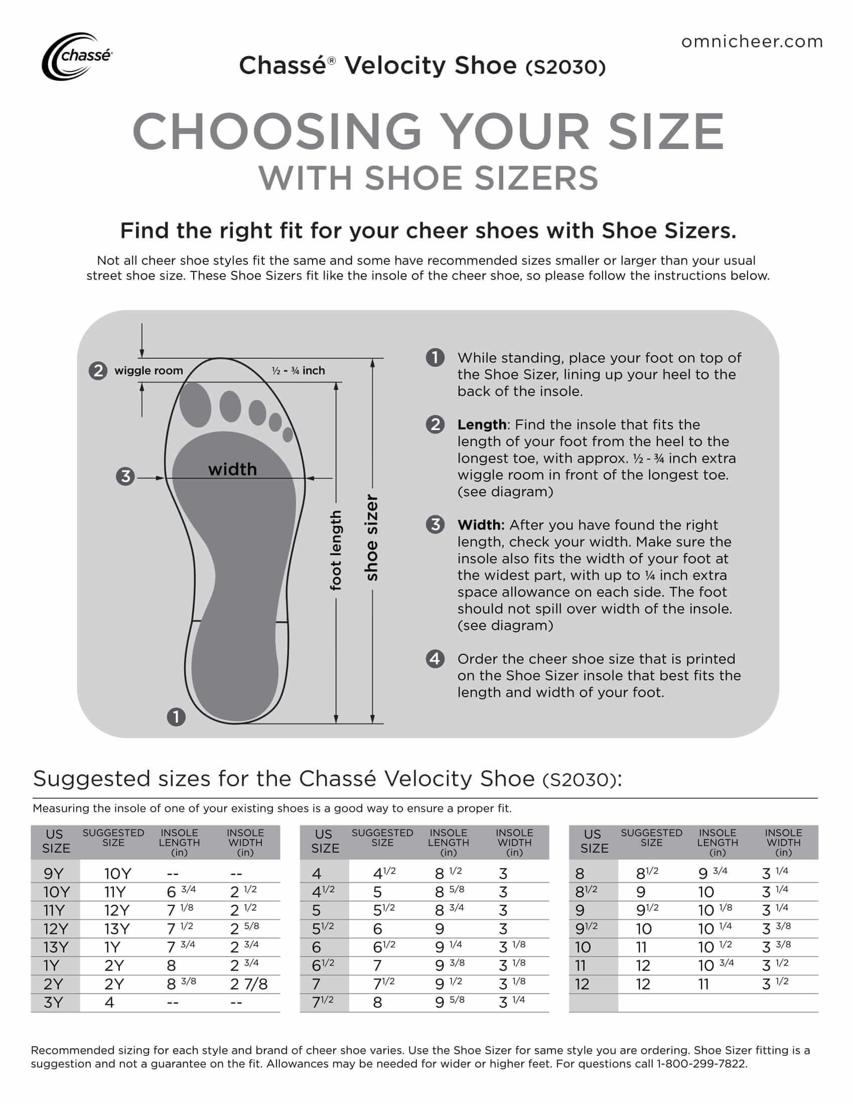 Shoe Sizer Fit Kit Info