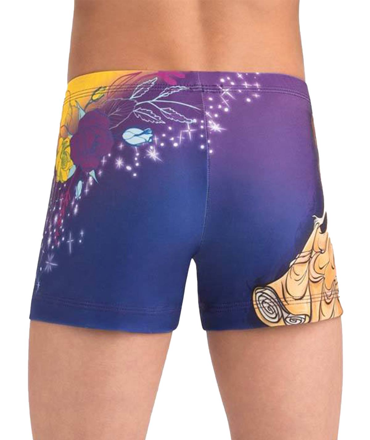 Beauty and the Beast Workout Shorts