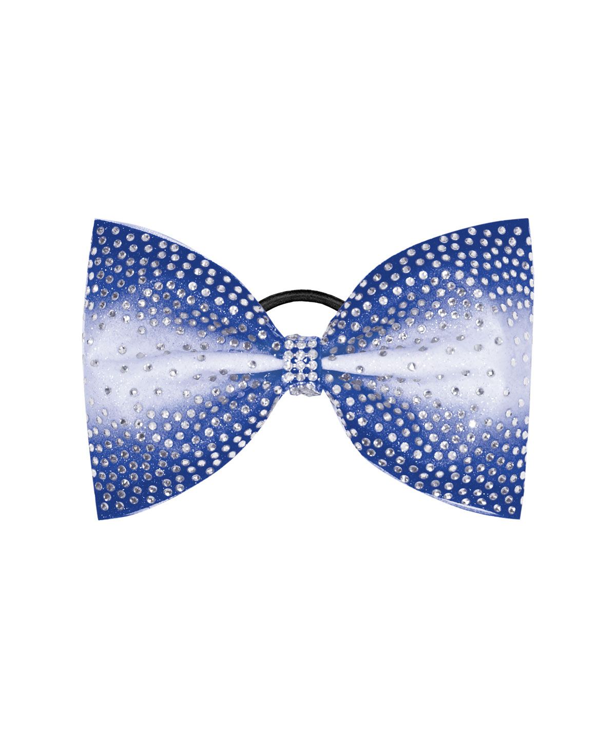 Large Sublimated Belle Tailless Custom Hair Bow With Rhinestones