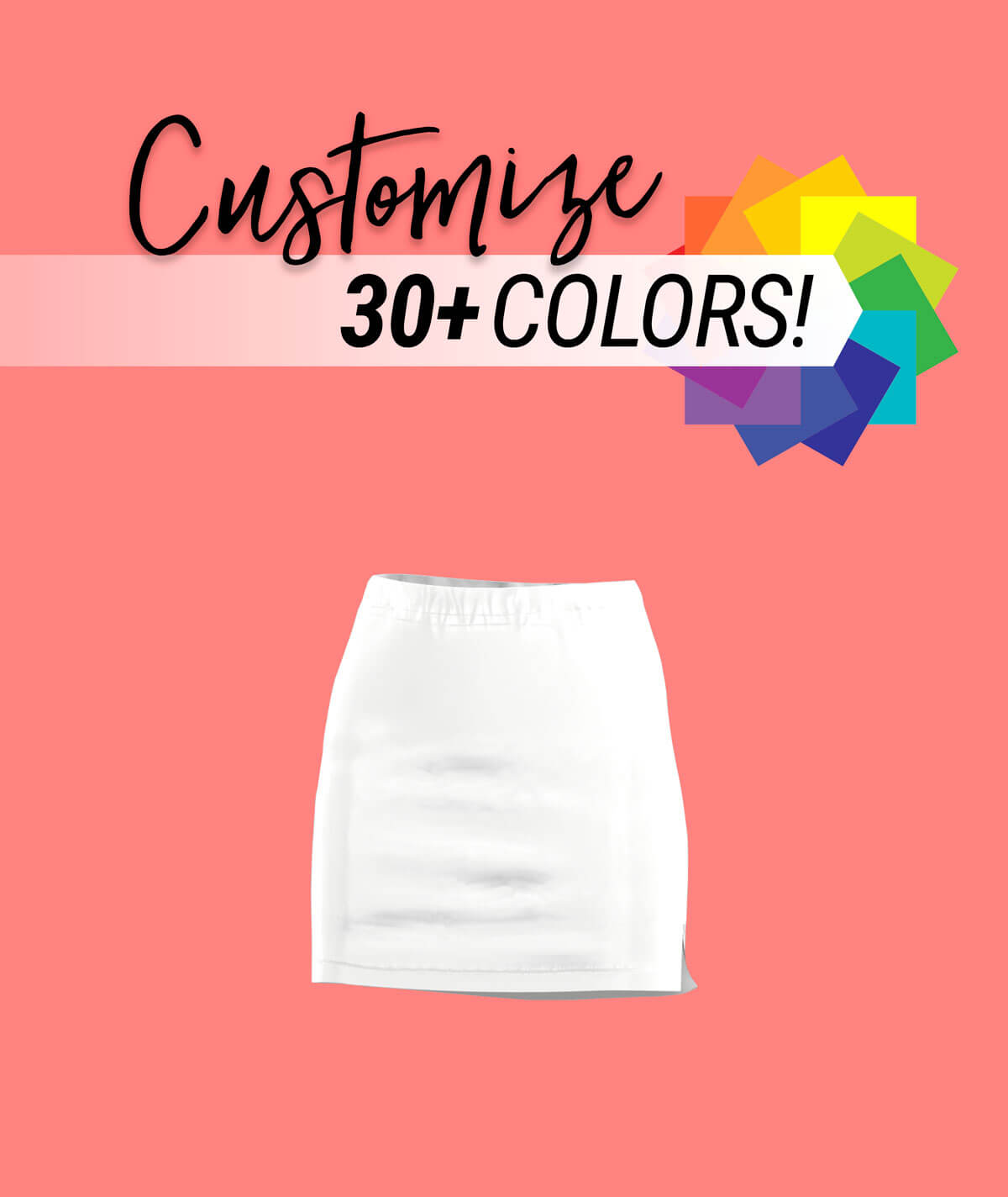 Chasse Sublimated Double Knit Skirt