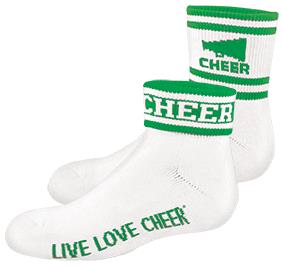 Chasse Flip Sock with Megaphone and Stripe